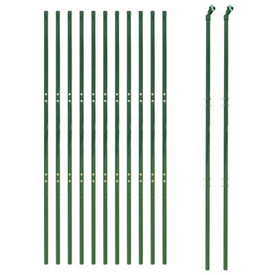 vidaXL Gaashek 2,2x25 m groen