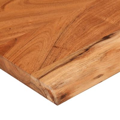 vidaXL Wandschap rechthoekig natuurlijke rand 60x20x2,5 cm acaciahout