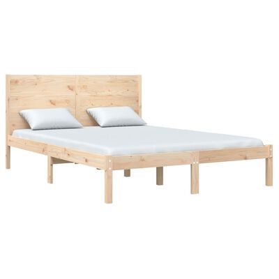 vidaXL Bedframe massief grenenhout 160x200 cm