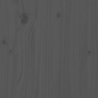 vidaXL 7-delige Tuinbarset massief grenenhout grijs