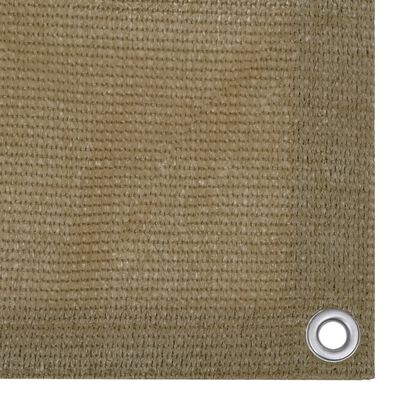 vidaXL Tenttapijt 200x200 cm taupe