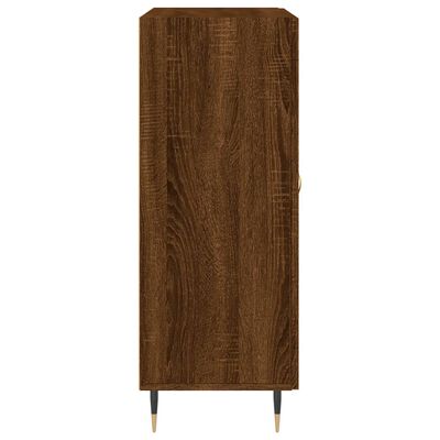 vidaXL Dressoir 69,5x34x90 cm bewerkt hout bruin eikenkleur