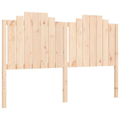 vidaXL Bedframe met hoofdbord massief hout