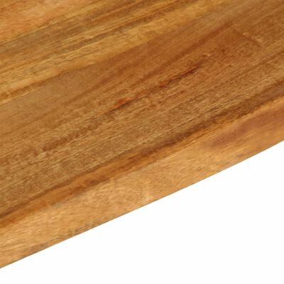 vidaXL Tafelblad met natuurlijke rand 160x30x3,8 cm massief mangohout