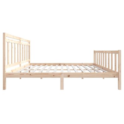 vidaXL Bedframe massief hout 180x200 cm