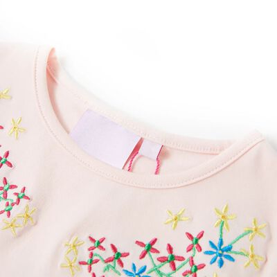 Kindershirt 128 zachtroze