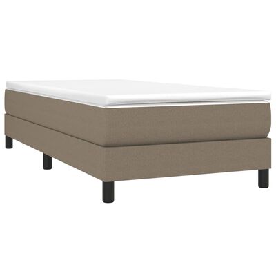 vidaXL Bedframe stof taupe 80x200 cm