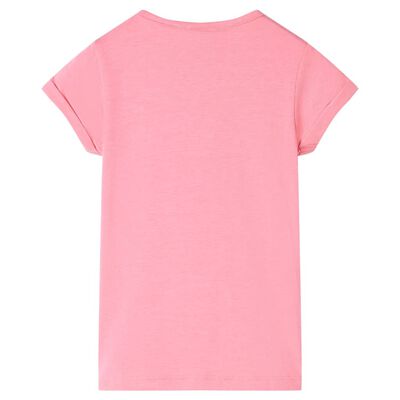 Kindershirt 104 felroze