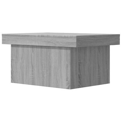 vidaXL Salontafel 100x55x40 cm bewerkt hout grijs sonoma eikenkleurig