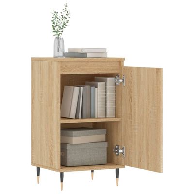 vidaXL Dressoir 40x35x70 cm bewerkt hout sonoma eikenkleurig