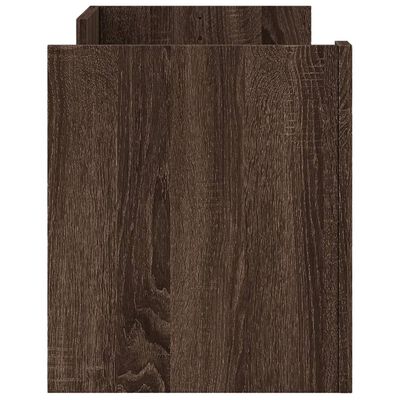 vidaXL Tv-meubel 100x35x40 cm bewerkt hout bruin eikenkleur