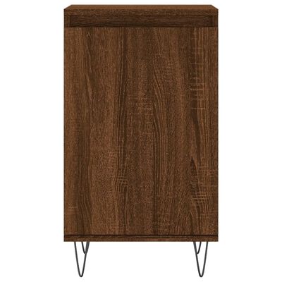 vidaXL Dressoir 40x35x70 cm bewerkt hout bruin eikenkleur