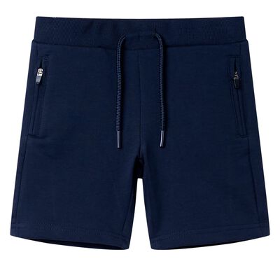 Kindershort 116 marineblauw