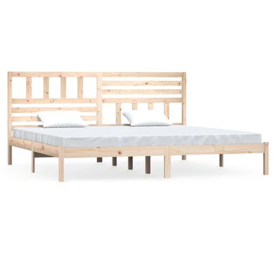 vidaXL Bedframe zonder matras massief grenenhout 180x200 cm