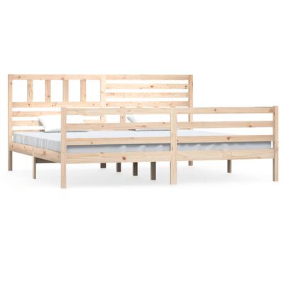 vidaXL Bedframe massief hout 180x200 cm