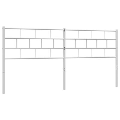 vidaXL Hoofdbord 160 cm metaal wit