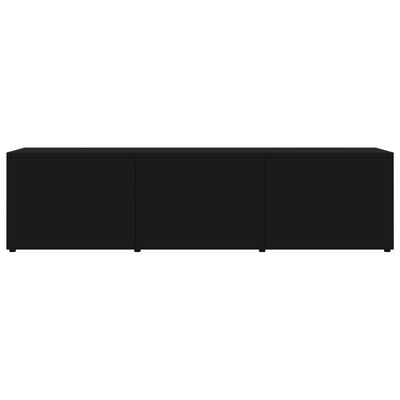 vidaXL Tv-meubel 120x34x30 cm bewerkt hout zwart