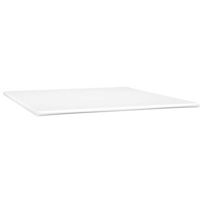 vidaXL Boxspring met matras kunstleer zwart 180x200 cm