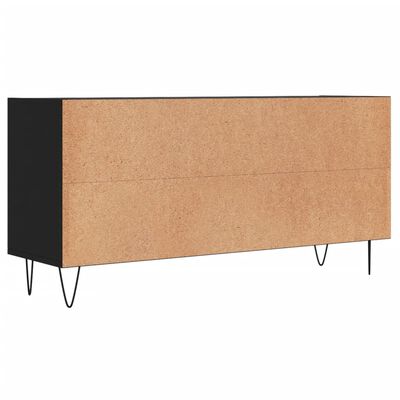 vidaXL Tv-meubel 103,5x30x50 cm bewerkt hout zwart