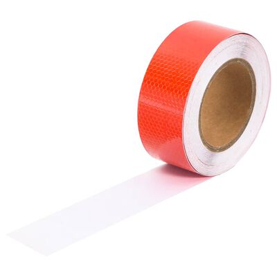 vidaXL Reflecterende tape 5 cm x 20 m PVC rood