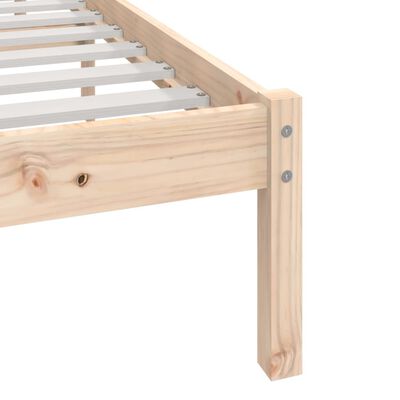 vidaXL Bedframe zonder matras massief grenenhout 180x200 cm