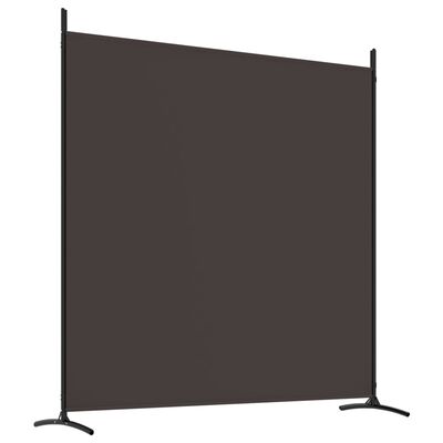 vidaXL Kamerscherm met 4 panelen 698x180 cm stof bruin