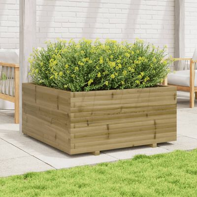 vidaXL Plantenbak 100x100x49,5 cm geïmpregneerd grenenhout