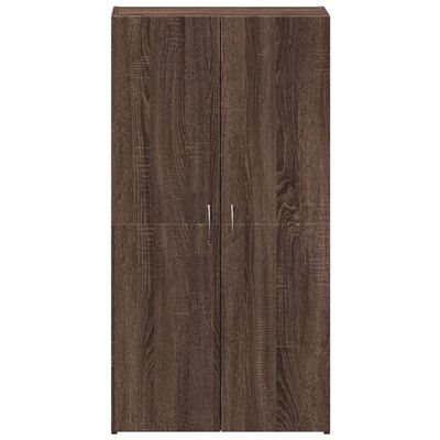 vidaXL Archiefkast 60x32x115 cm bewerkt hout bruin eikenkleur