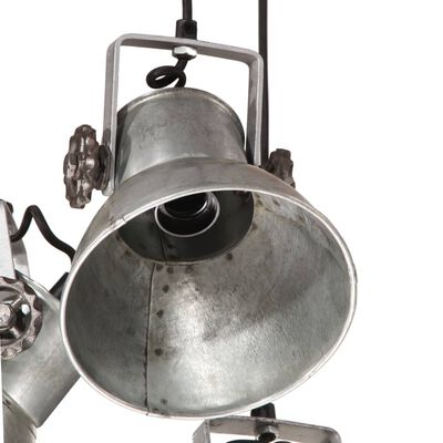 vidaXL Hanglamp 25 W E27 30x30x100 cm vintage zilverkleurig