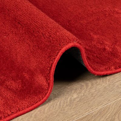 vidaXL Vloerkleed OVIEDO laagpolig 140x200 cm rood