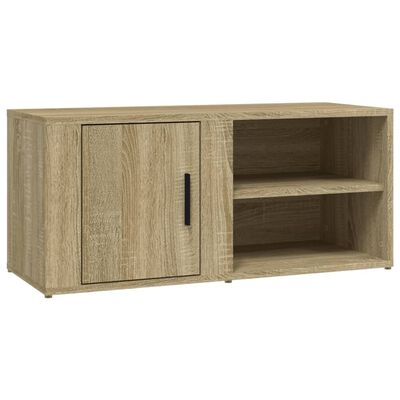 vidaXL Tv-meubels 2 st 80x31,5x36 cm bewerkt hout sonoma eikenkleurig