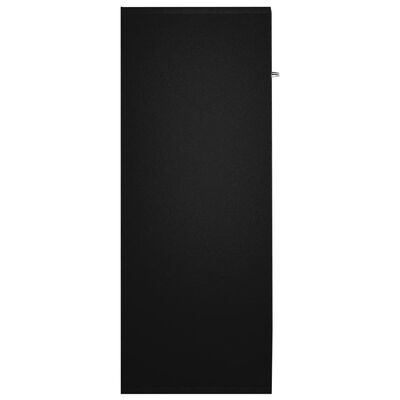 vidaXL Dressoir 60x30x75 cm bewerkt hout zwart