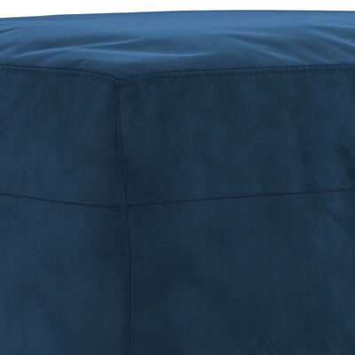 vidaXL Bankje 70x35x41 cm fluweel blauw