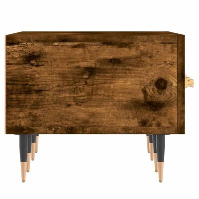 vidaXL Tv-meubel 150x36x30 cm bewerkt hout gerookt eikenkleurig