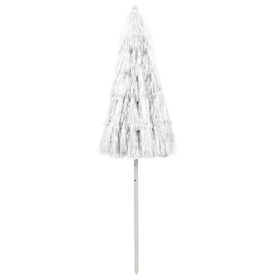 vidaXL Strandparasol Hawaï 240 cm wit