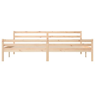 vidaXL Bedframe massief hout 180x200 cm