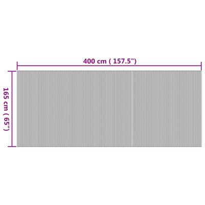 vidaXL Kamerscherm 165x400 cm bamboe naturel