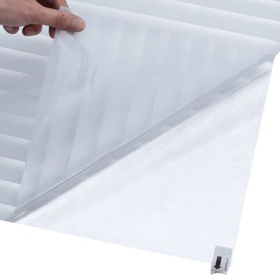 vidaXL Raamfolies 2 st mat jaloezieën-patroon PVC