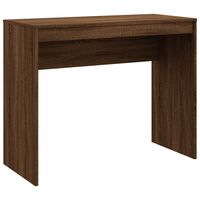 vidaXL Bureau 90x40x72 cm bewerkt hout bruin eikenkleur