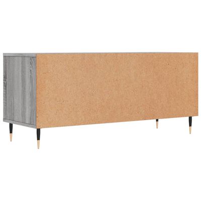 vidaXL Tv-meubel 100x34,5x44,5 cm bewerkt hout grijs sonoma eikenkleur