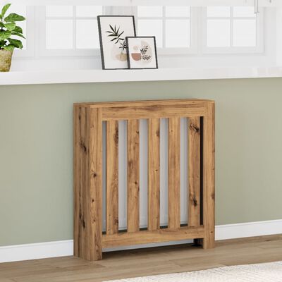 vidaXL Radiatorombouw 78x20x82 cm bewerkt hout artisanaal eikenkleur