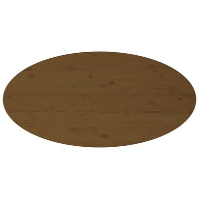 vidaXL Salontafel 110x55x45 cm massief grenenhout honingbruin