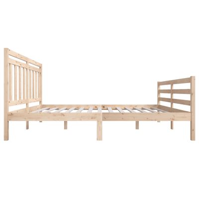 vidaXL Bedframe massief hout 160x200 cm