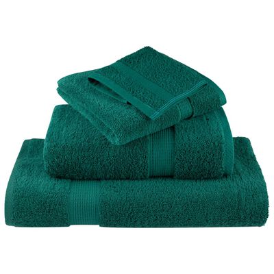 vidaXL Gastendoekjes SOLUND 10 st 600 g/m² 30x30 cm groen