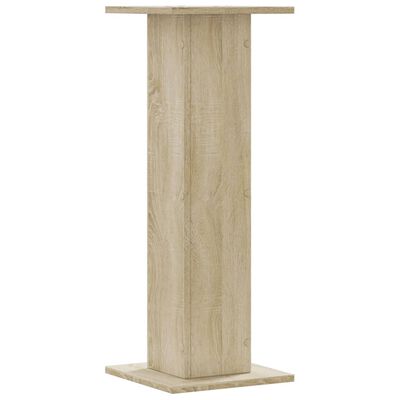 vidaXL Plantenstandaards 2 st 30x30x80 cm bewerkt hout sonoma eiken