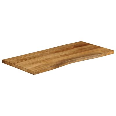 vidaXL Tafelblad met natuurlijke rand 120x60x3,8 cm massief mangohout