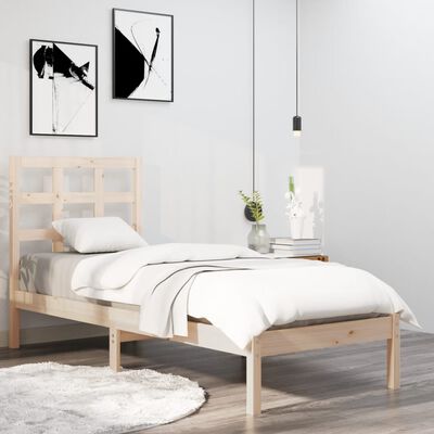 vidaXL Bedframe massief hout 90x190 cm