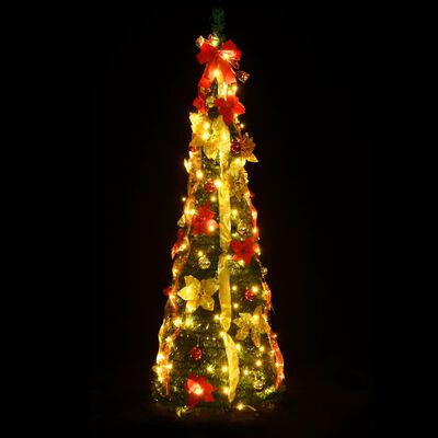 vidaXL Kunstkerstboom pop-up 50 LED's 120 cm groen