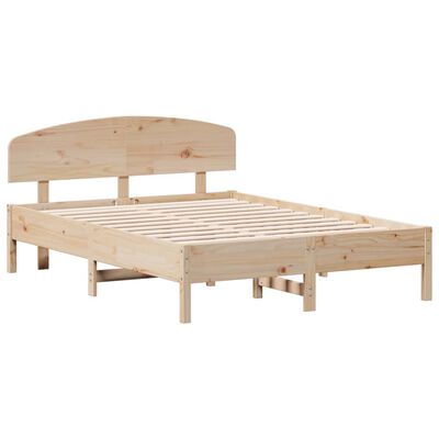 vidaXL Bedframe zonder matras massief grenenhout 120x190 cm