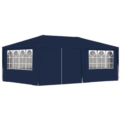 vidaXL Partytent met zijwanden professioneel 90 g/m² 4x6 m blauw